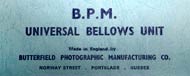 BPM bellows box