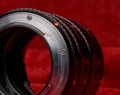 close up of macro lens