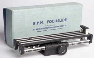 BPM Focuslide - Macro Focusing Rail (boxed) Bellows Accessory BPM Focuslide - Macro Focusing Rail (boxed) Bellows Accessory