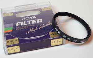 Hoya 49mm Close Up + 3 Filter Hoya 49mm Close Up + 3 Filter