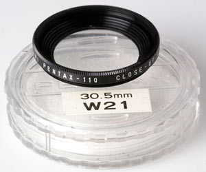 Pentax 30.5mm W21 close-up  Close-up lens