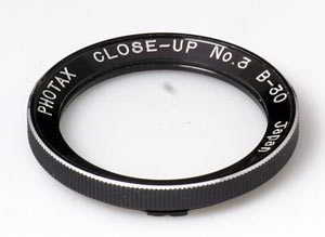 Photax Bayonet 30  No 3 Close-up lens